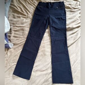 Elegant Navy Boot Cut Pants